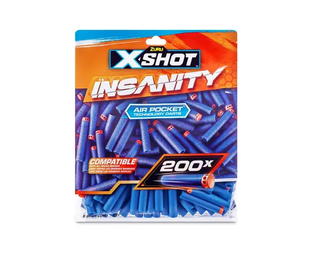 Set 200 de proiectile, X-Shot, Insanity, Air Pocket