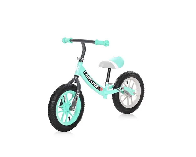Bicicleta de echilibru, 2-5 ani, 12 inch, anvelope gonflabile, leduri, Lorelli Fortuna Air, Grey Green