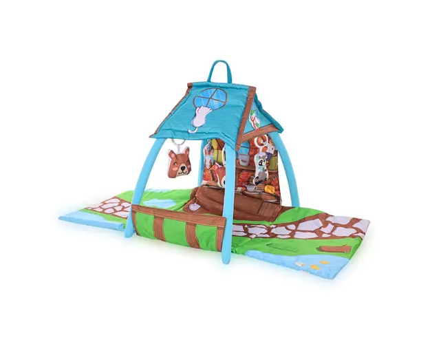 Saltea de activitati, tip casuta, 113 x 56 x 53 cm, Lorelli, Little House