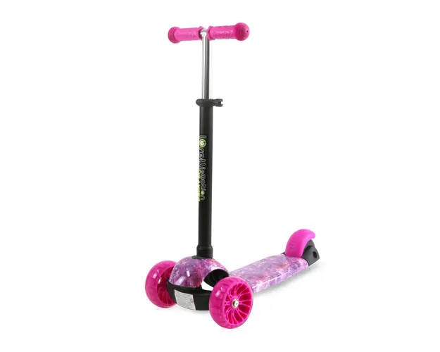 Trotineta cu 3 roti, reglabila, Lorelli Draxter, Pink Galaxy
