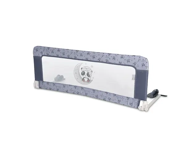 Bariera reglabila de protectie pat, Lorelli Safety Night, Cool Grey Pandas