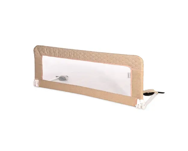 Bariera reglabila de protectie pat, Lorelli Safety Night, Fog Beige Sweet Dream