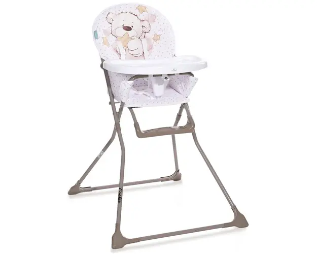 Scaun de masa Lorelli Cookie, White Teddy Bear