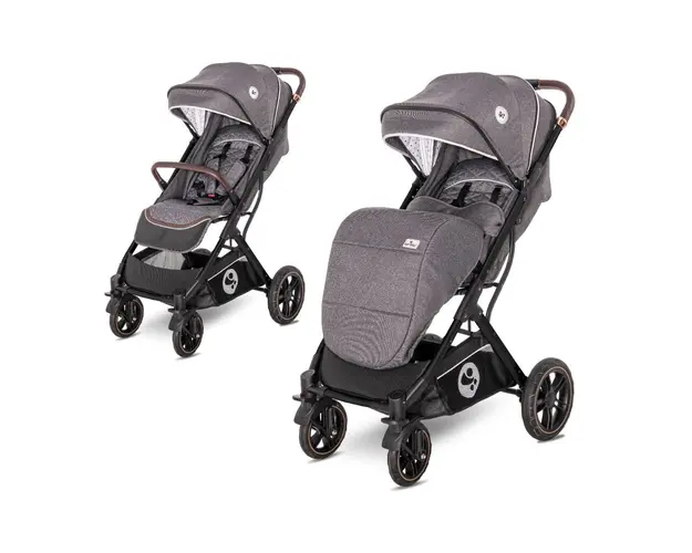 Carucior sport, Lorelli Storm, pana la 22 kg, cadru aluminiu, Steel Grey