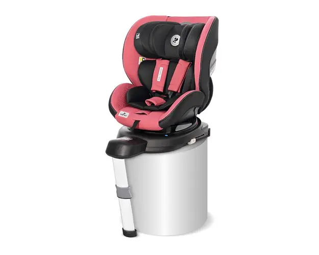 Scaun Auto Lorelli, Proxima I-Size Isofix rotativ, 40-105 cm, Red And Black