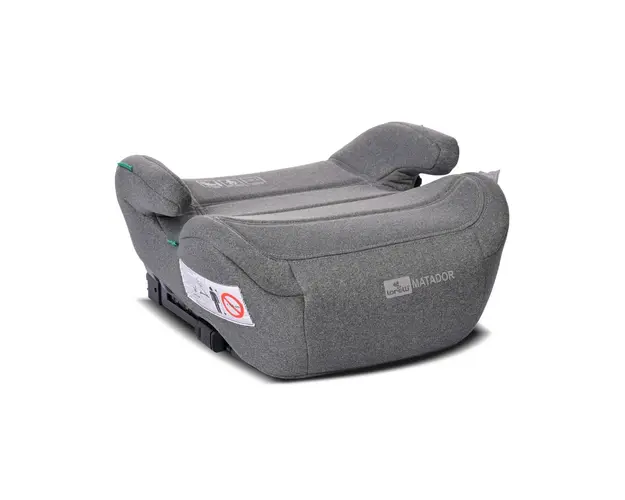 Inaltator auto cu isofix I-Size, 125-150 cm, Lorelli Matador, Grey