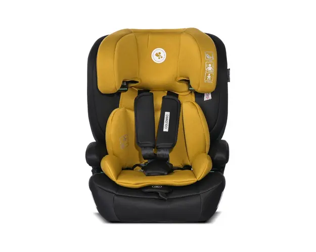 Scaun auto I-Size, 76-150 cm, Lorelli Colombo, Lemon curry