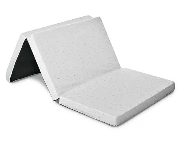 Saltea pliabila de voiaj, Lorelli, spuma elastica, 60 x 120 x 5 cm, Grey Sky