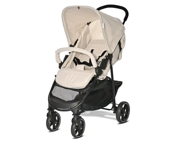 Carucior sport, Lorelli Rome, spatar reglabil multiple pozitii, 6 luni-3 ani, Beige Warm