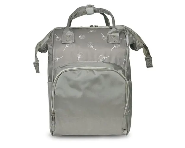 Rucsac accesorii bebelusi, Lorelli Tender, multiple compartimente, buzunar izoterm, Grey