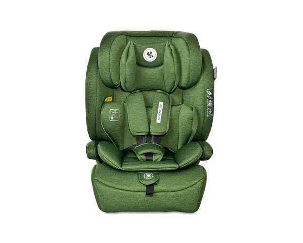 Scaun auto, Lorelli Adventure, i-Size, 15 luni-12 ani, 76-150 cm, Green