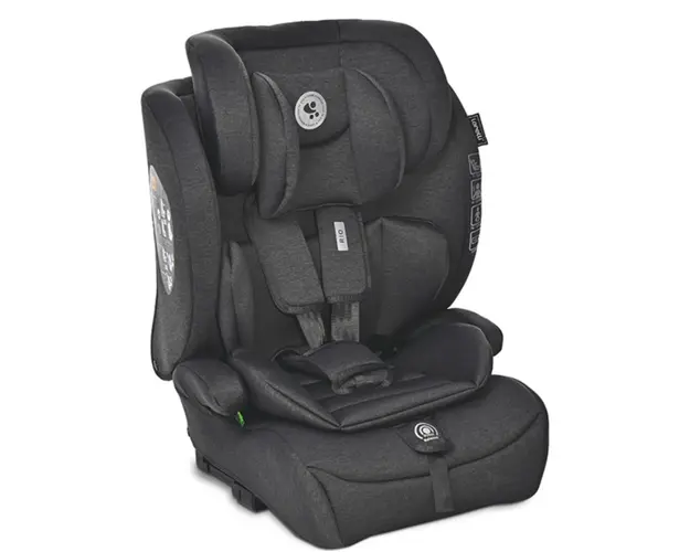 Scaun auto, Lorelli Rio, Isofix, 76-150 cm, 15 luni-12 ani, Black