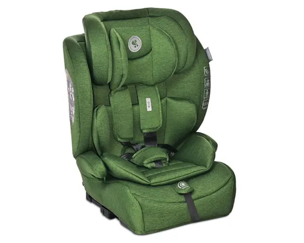 Scaun auto, Lorelli Rio, Isofix, 76-150 cm, 15 luni-12 ani, Green
