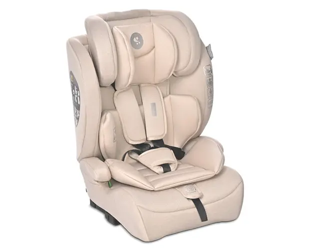 Scaun auto, Lorelli Rio, Isofix, 76-150 cm, 15 luni-12 ani, Beige
