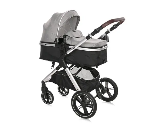 Carucior Lorelli Viola, Cos auto inclus, set adaptori, pana la 22 kg, Opaline Grey