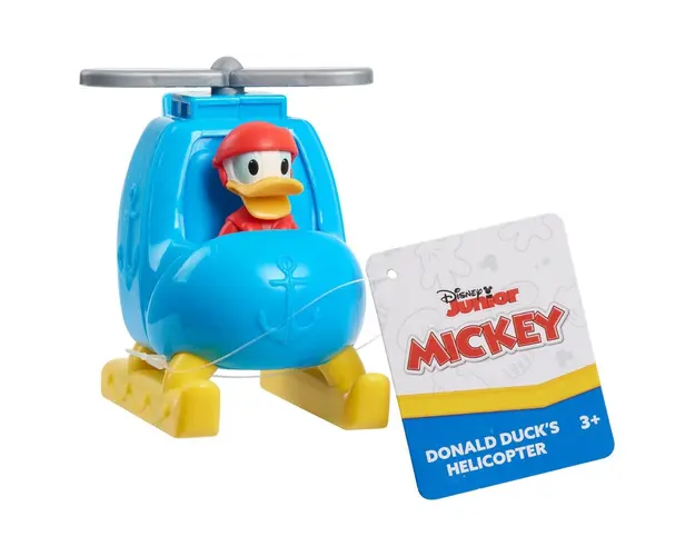 Figurina Mickey Mouse, Donald in masinuta, 38739