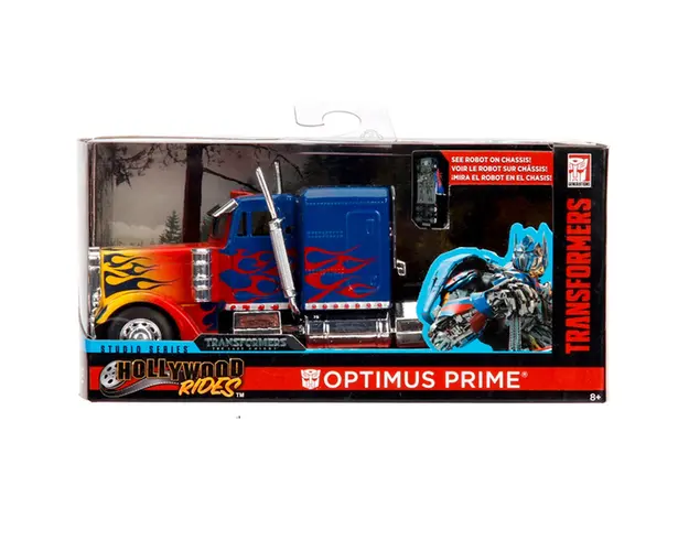 Camion din metal, Jada, Transformers T1 Optimus Prime, 1:32