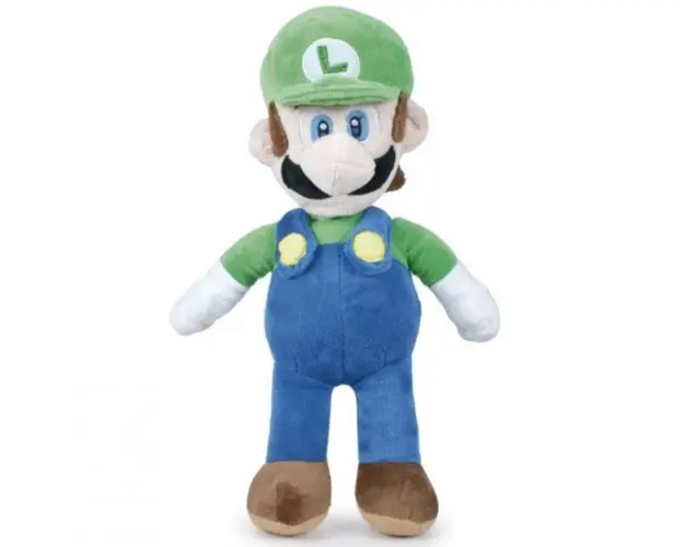 Jucarie de plus Luigi Super Mario, Play By Play, 36 cm