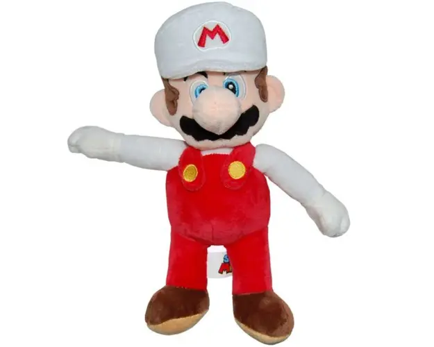 Jucarie din plus, Play by Play, Mario Fire cu sapca alba, 30 cm