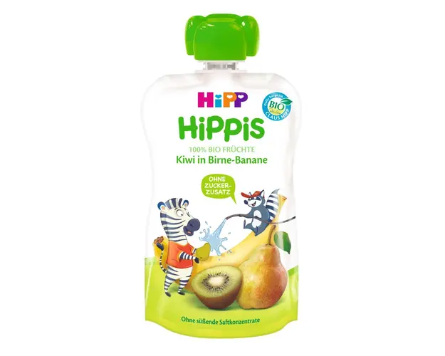 Piure din para, banane si kiwi Hipp, 100 g