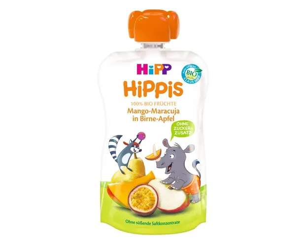 Piure din para, mar, mango si fructul pasiunii, Hipp, 100 g