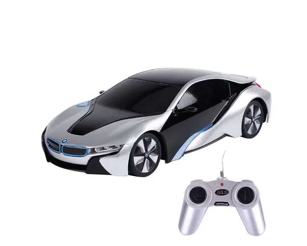 Masina cu telecomanda Rastar BMW I8, 1:24, Gri