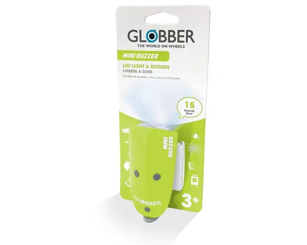 Claxon, Globber, Mini Buzzer, Verde