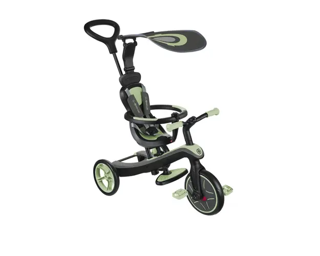 Tricicleta Globber Explorer, 4 In 1, Verde