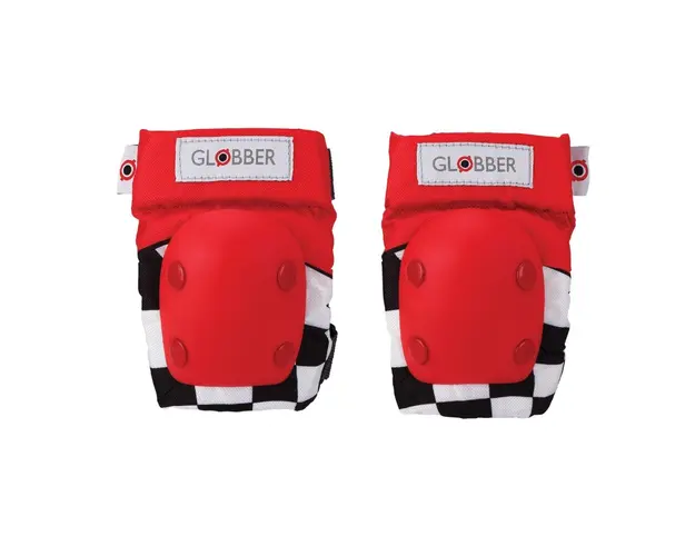 Set protectie cotiere si genunchiere, Globber, Rosu