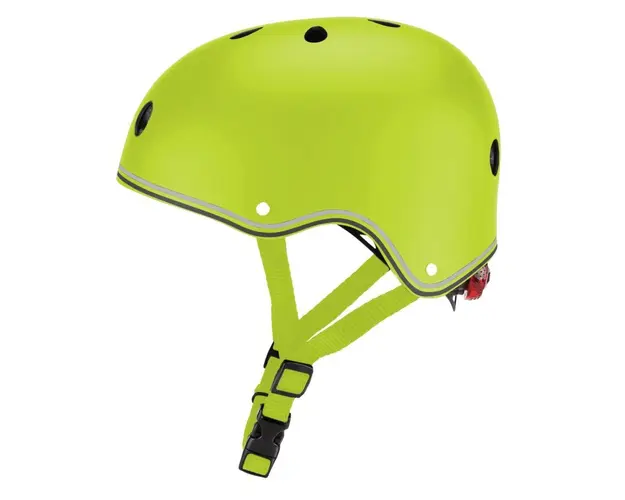 Casca de protectie Globber, Primo, cu lumini, verde