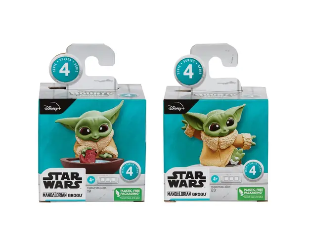 Set 2 figurine Star Wars, Mandalorian Grogu, Bounty Collection F5860 F5856