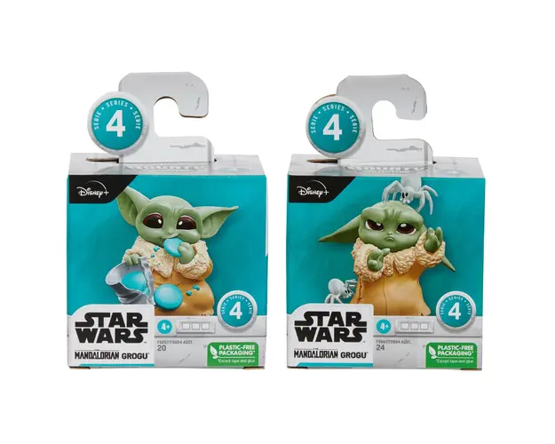 Set 2 figurine Star Wars, Mandalorian Grogu, Bounty Collection F5861 F5857