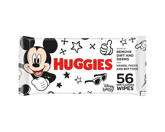 Servetele umede, Huggies, Mickey Mouse, 56 bucati