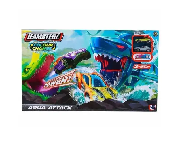 Set de joaca Teamsterz, Pista cu 2 masinute