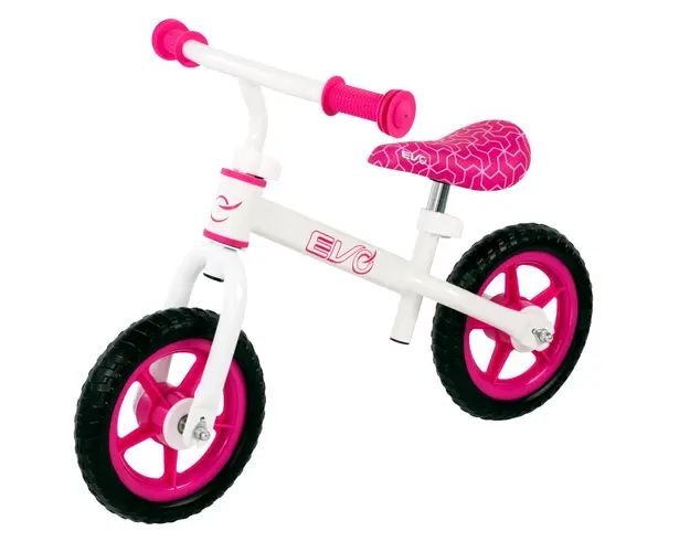 Bicicleta fara pedale, pentru echilibru, Evo, Roz