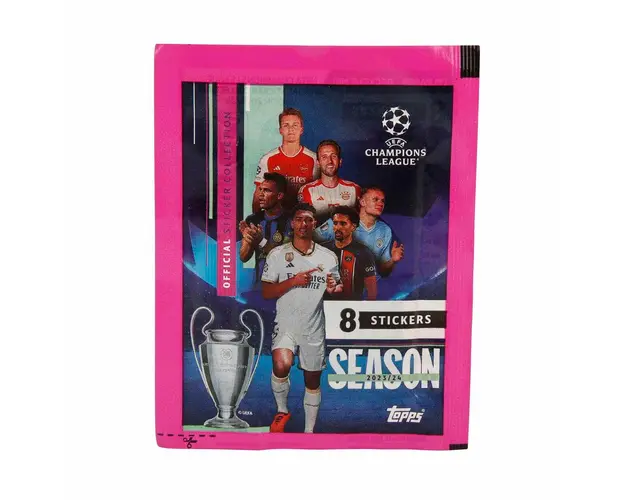 Stickere cu jucatori de fotbal, Topps, Champions League 2023-2024, 8 buc