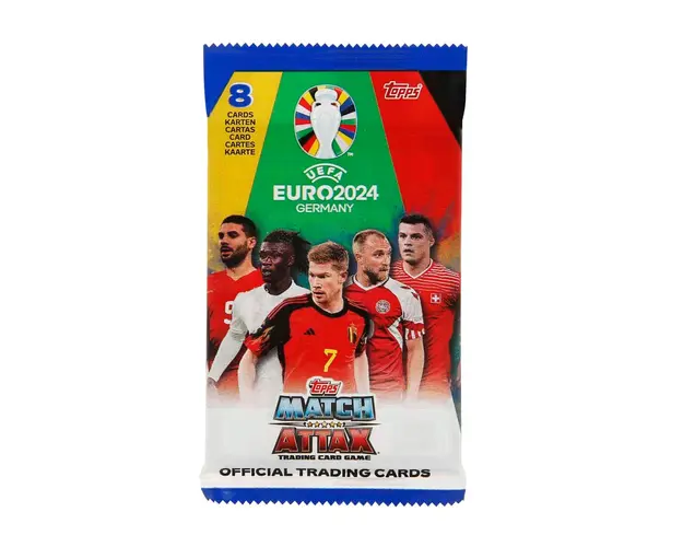 Cartonase cu jucatori de fotbal, Topps, UEFA EURO 2024, 8 buc