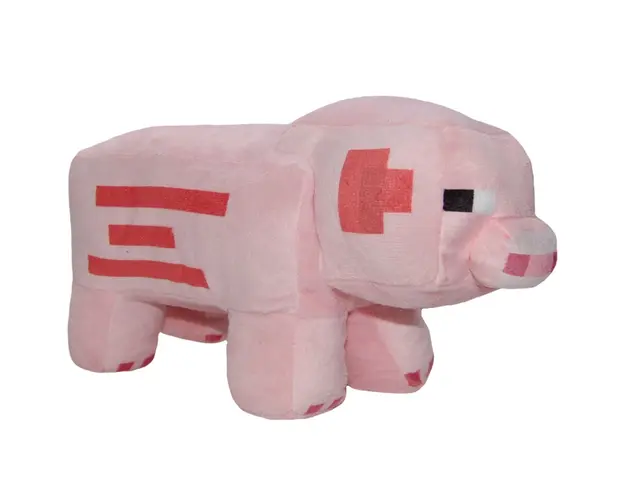 Jucarie de plus, Play By Play, Pig Minecraft, 28 cm