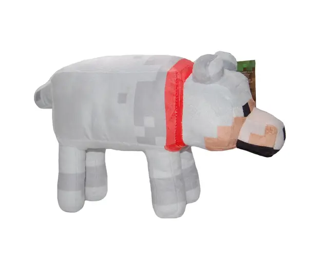 Jucarie de plus, Play By Play, Wolf Minecraft, 38 cm