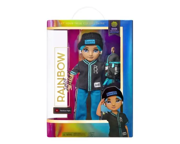 Papusa Rainbow Surprise, High Junior Doll, Series 2, River, 582991