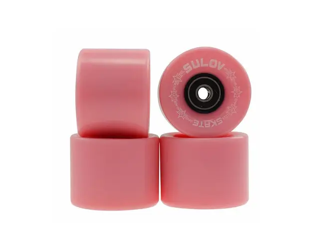 Set 4 roti skateboard DHS, 60 x 45 mm, Roz