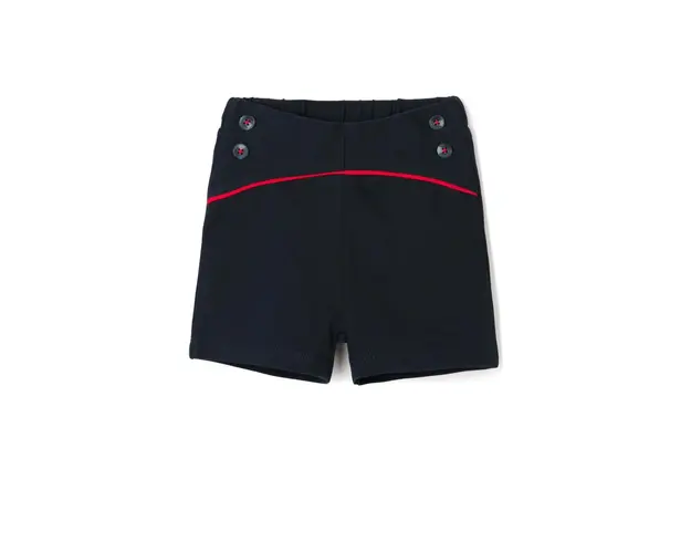 Pantaloni scurti pentru bebelusi, cu nasturi laterali, bleumarin, Zippy