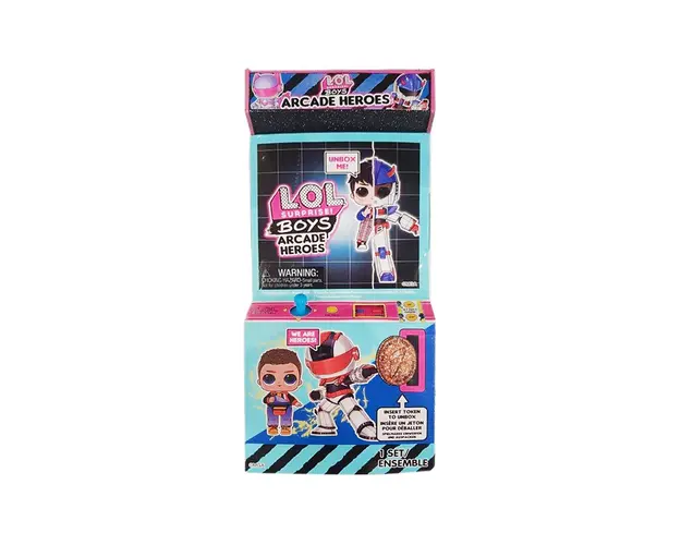 Papusa LOL Surprise Boys Arcade Heroes, S.T.E.M. Club: Gear Guy, Titanium