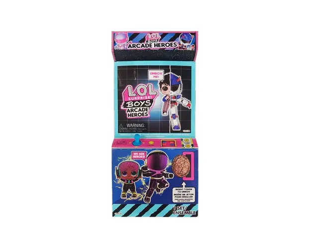 Papusa LOL Surprise Boys Arcade Heroes, S.T.E.M. Club: V.R. Dude, Cyber