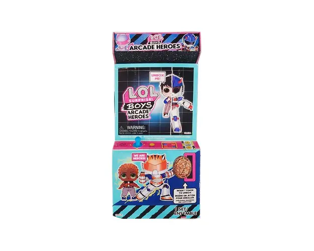 Papusa LOL Surprise Boys Arcade Heroes, Theater Club: Cool cat, Claw 