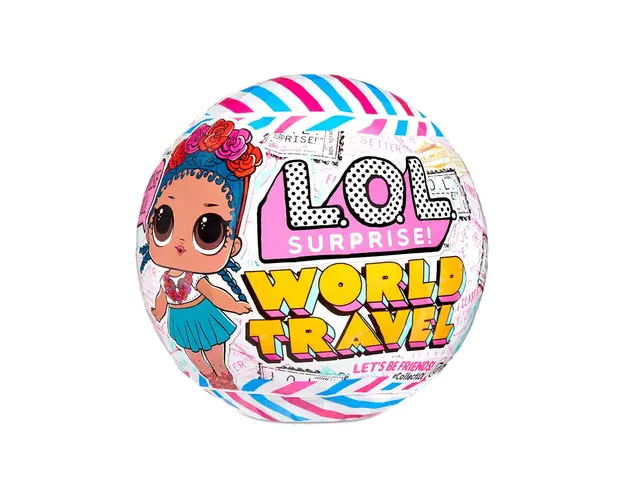 Papusa LOL Surprise World Travel cu 8 surprize