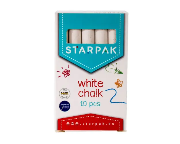 Set creta alba, Starpak, 10 Bucati