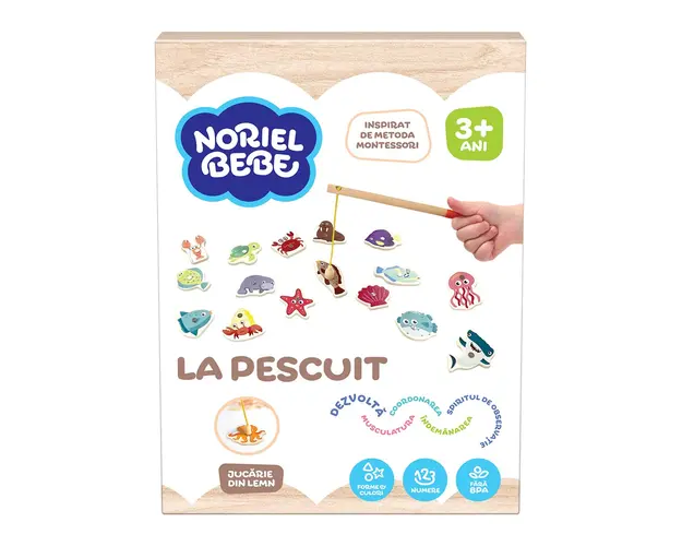 Jucarie din lemn, Noriel Wood, La pescuit