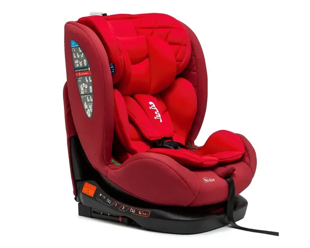 Scaun auto cu isofix, Juju, Total 360 I-Size, Rosu