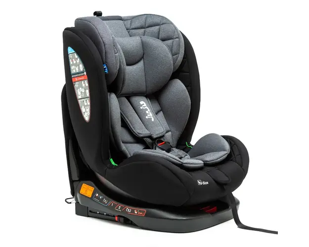 Scaun auto cu isofix, Juju, Total 360 I-Size, Negru